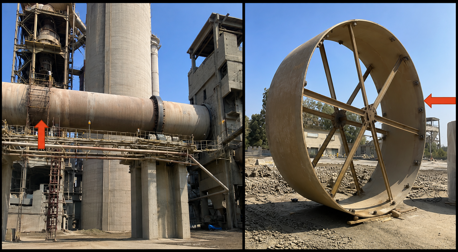 Change Kiln Shell Section